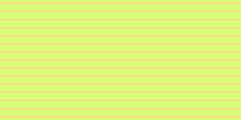#dcfd79, #fcd393 horizontal lines, four pixels wide, twenty-three pixels apart