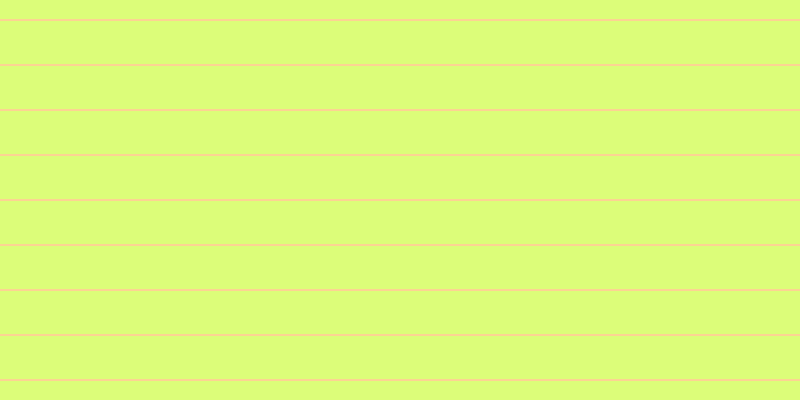#dcfd79, #fcd393 horizontal lines, two pixels wide, forty-three pixels apart
