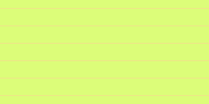 #dcfd79, #fcd393 horizontal lines, two pixels wide, sixty-five pixels apart
