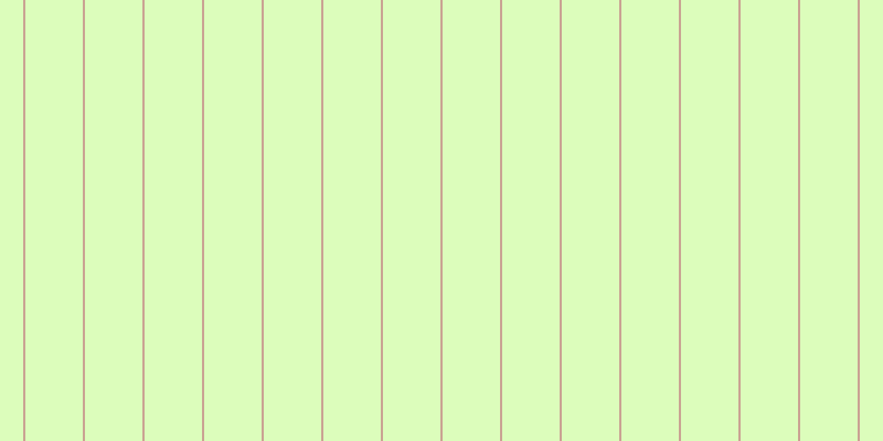 #dcfdbb, #caa393 vertical lines, two pixels wide, fifty-two pixels apart
