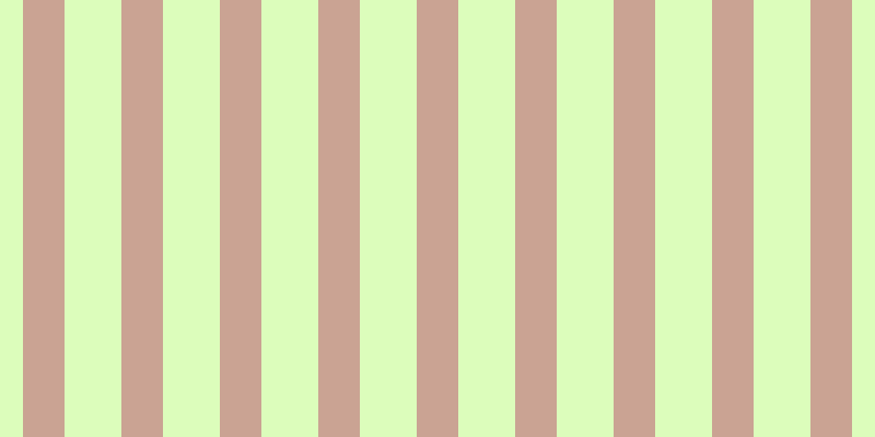 #dcfdbb, #caa393 vertical lines, thirty-eight pixels wide, fifty-two pixels apart