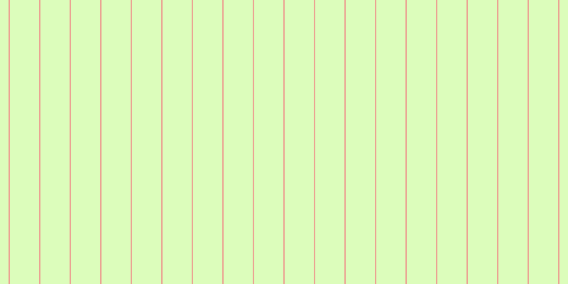 #dcfdbb, #eba393 vertical lines, two pixels wide, forty-one pixels apart