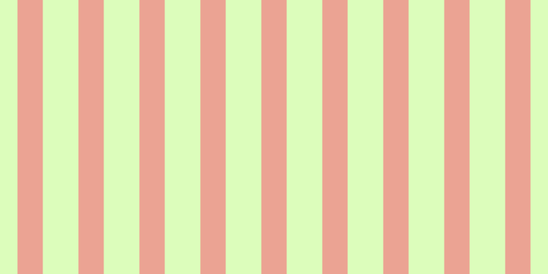 #dcfdbb, #eba393 vertical lines, thirty-seven pixels wide, fifty-two pixels apart