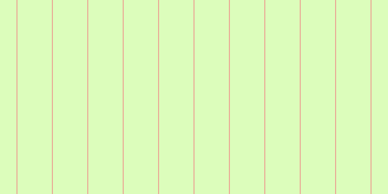 #dcfdbb, #eba393 vertical lines, two pixels wide, seventy-one pixels apart