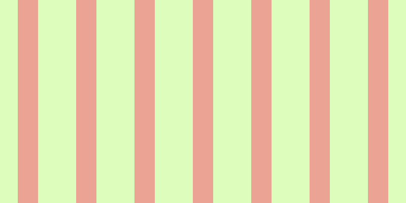 #dcfdbb, #eba393 vertical lines, forty pixels wide, seventy-five pixels apart