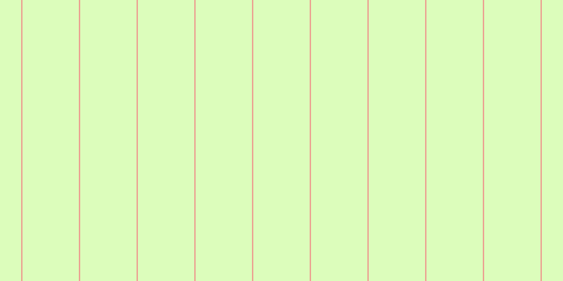#dcfdbb, #eba393 vertical lines, two pixels wide, eighty pixels apart