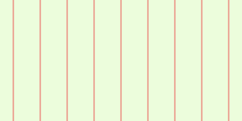 #dcfdbb (50%), #eba393 vertical lines, five pixels wide, eighty-four pixels apart