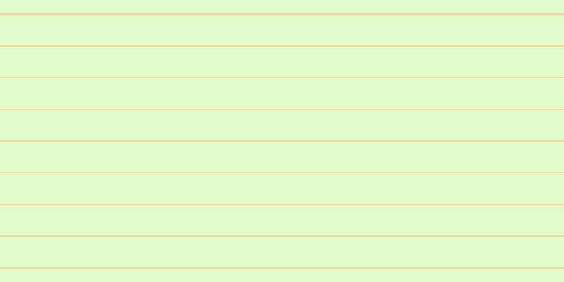 #dcfdbb (75%), #fcd393 horizontal lines, two pixels wide, forty-three pixels apart