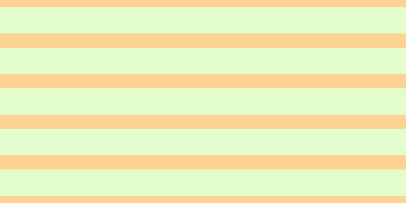 #dcfdbb (75%), #fcd393 horizontal lines, twenty-eight pixels wide, fifty-two pixels apart