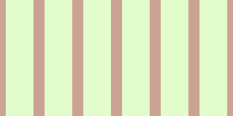 #dcfdbb (75%), #caa393 vertical lines, thirty-eight pixels wide, ninety-five pixels apart