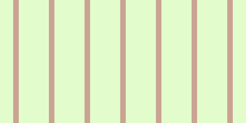 #dcfdbb (75%), #caa393 vertical lines, eighteen pixels wide, ninety-eight pixels apart