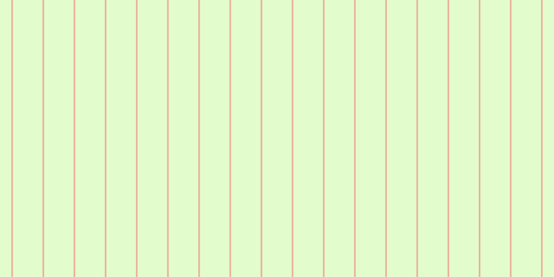 #dcfdbb (75%), #eba393 vertical lines, two pixels wide, forty-three pixels apart