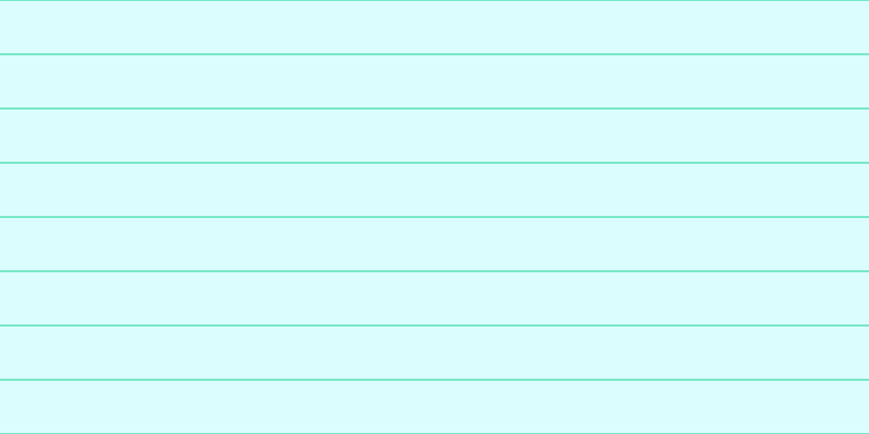 #dcfdfd, #15d393 horizontal lines, one pixels wide, forty-nine pixels apart