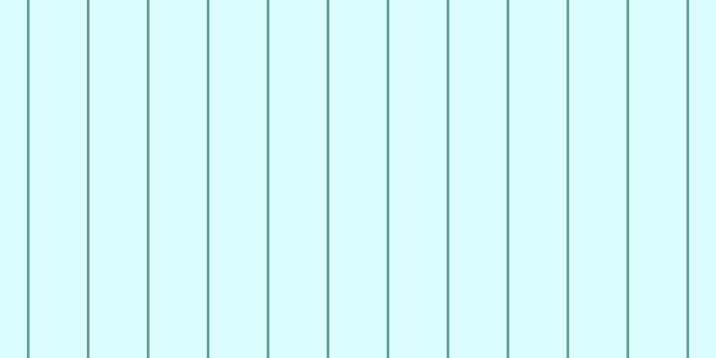 #dcfdfd, #67a393 vertical lines, three pixels wide, sixty-four pixels apart