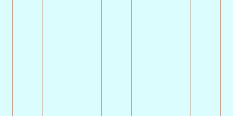 #dcfdfd, #caa393 vertical lines, two pixels wide, one hundred pixels apart