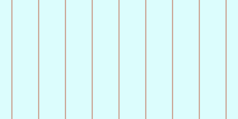 #dcfdfd, #caa393 vertical lines, four pixels wide, eighty-six pixels apart