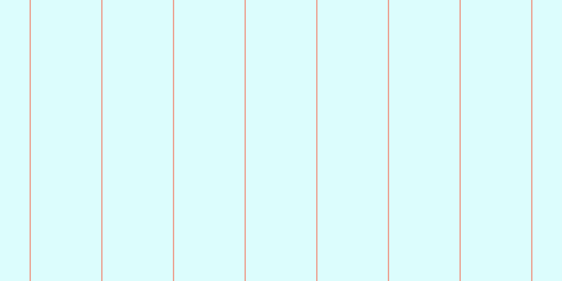 #dcfdfd, #eba393 vertical lines, two pixels wide, one hundred pixels apart