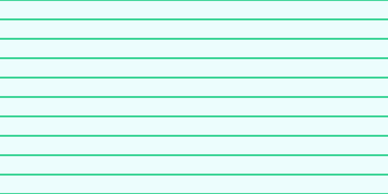 #dcfdfd (50%), #36d393 horizontal lines, four pixels wide, thirty-six pixels apart