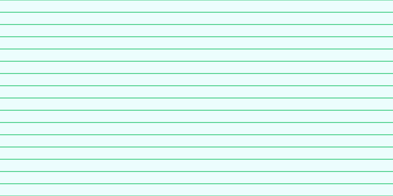 #dcfdfd (50%), #57d393 horizontal lines, two pixels wide, twenty-three pixels apart