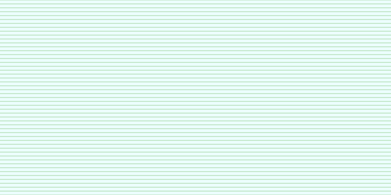 #dcfdfd (50%), #99d393 horizontal lines, one pixels wide, seven pixels apart