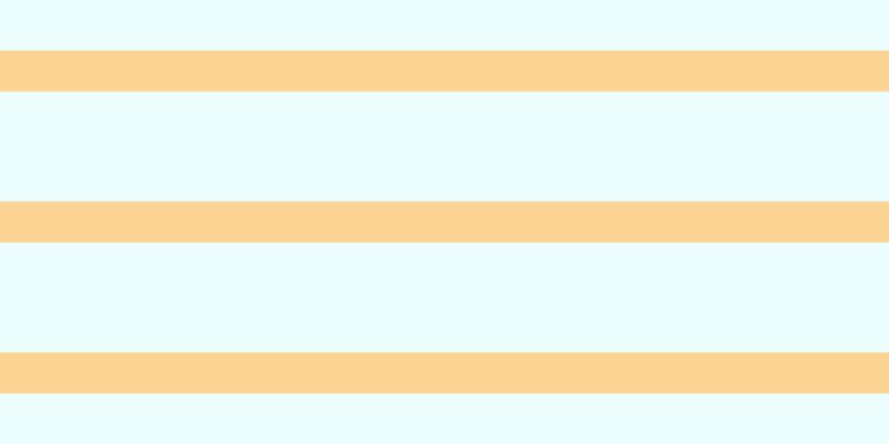 #dcfdfd (50%), #fcd393 horizontal lines, thirty-seven pixels wide, ninety-nine pixels apart