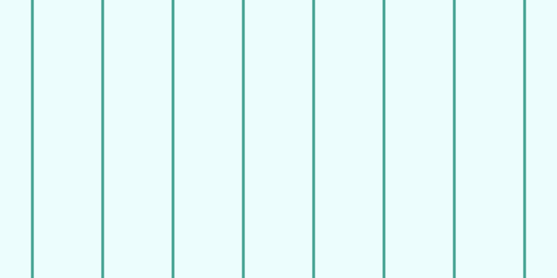 #dcfdfd (50%), #46a393 vertical lines, four pixels wide, ninety-seven pixels apart
