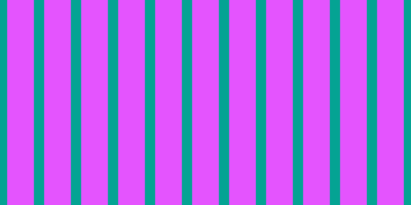 #dd1cfe (75%), #04a393 vertical lines, twenty pixels wide, fifty-two pixels apart