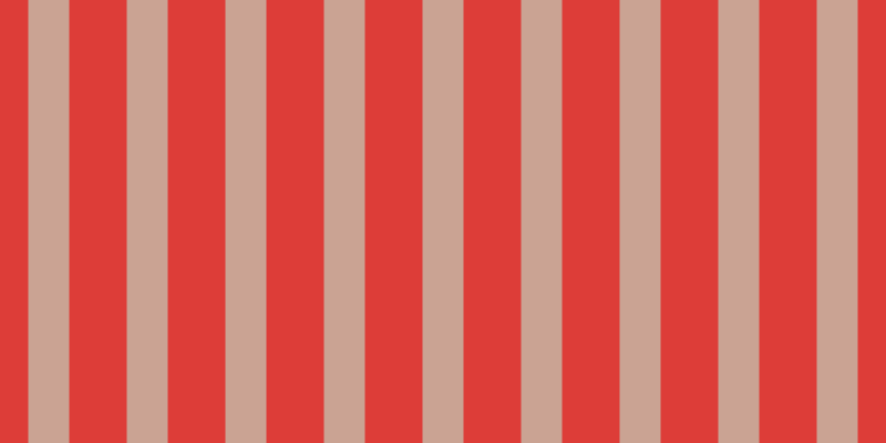 #dd3d38, #caa393 vertical lines, thirty-seven pixels wide, fifty-two pixels apart