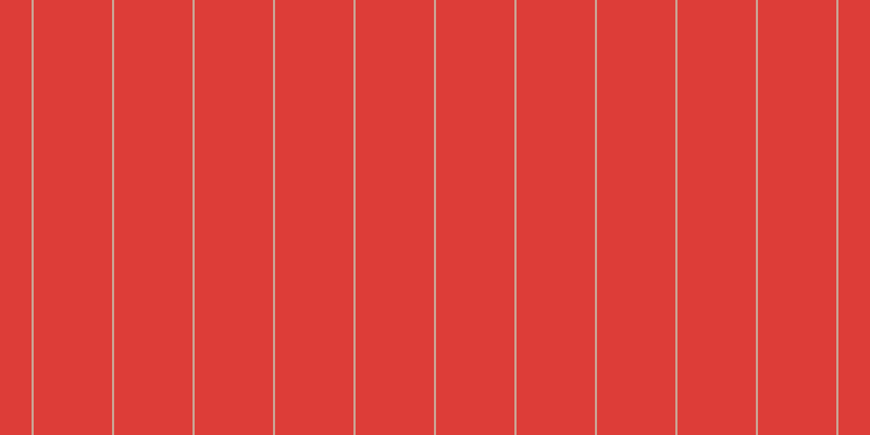 #dd3d38, #caa393 vertical lines, two pixels wide, seventy-two pixels apart