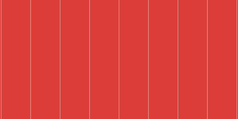 #dd3d38, #caa393 vertical lines, two pixels wide, ninety-seven pixels apart