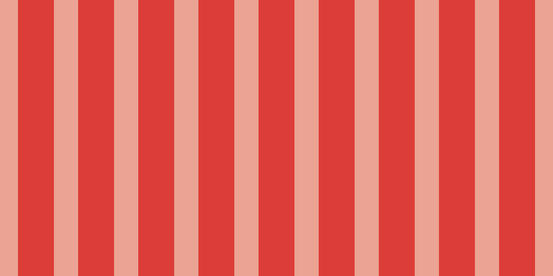#dd3d38, #eba393 vertical lines, thirty-five pixels wide, fifty-two pixels apart