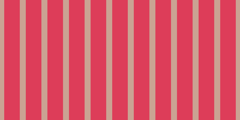 #dd3d59, #caa393 vertical lines, twenty pixels wide, fifty-two pixels apart