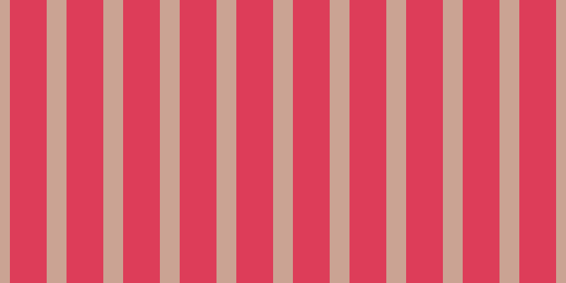 #dd3d59, #caa393 vertical lines, twenty-eight pixels wide, fifty-two pixels apart
