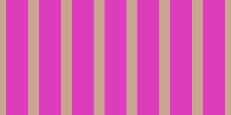 #dd3dbc, #caa393 vertical lines, thirty-eight pixels wide, seventy-six pixels apart