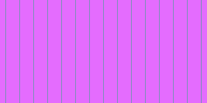 #dd3dfe (75%), #46a393 vertical lines, two pixels wide, fifty-two pixels apart