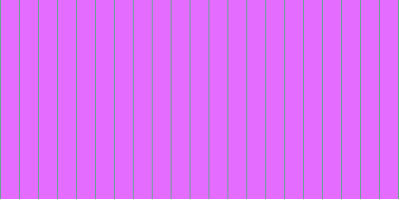 #dd3dfe (75%), #67a393 vertical lines, two pixels wide, thirty-six pixels apart