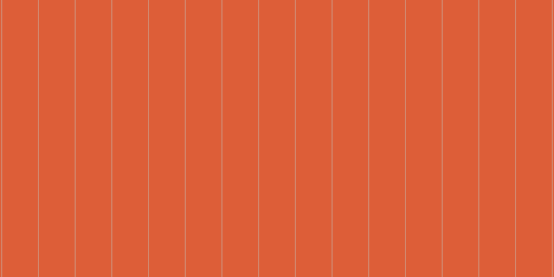 #dd5e38, #caa393 vertical lines, one pixels wide, fifty-two pixels apart