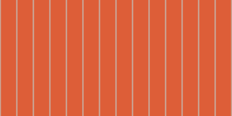 #dd5e38, #caa393 vertical lines, five pixels wide, fifty-two pixels apart