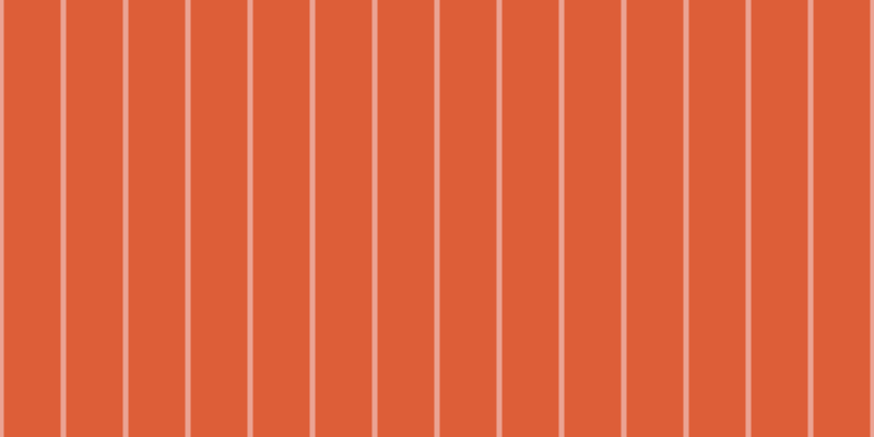 #dd5e38, #eba393 vertical lines, five pixels wide, fifty-two pixels apart