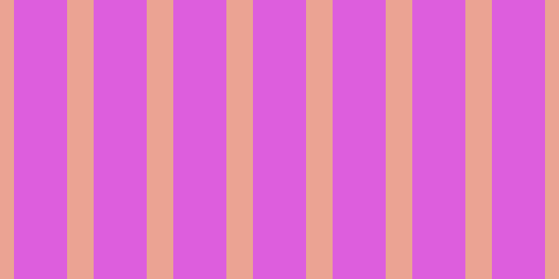 #dd5edd, #eba393 vertical lines, thirty-eight pixels wide, seventy-six pixels apart