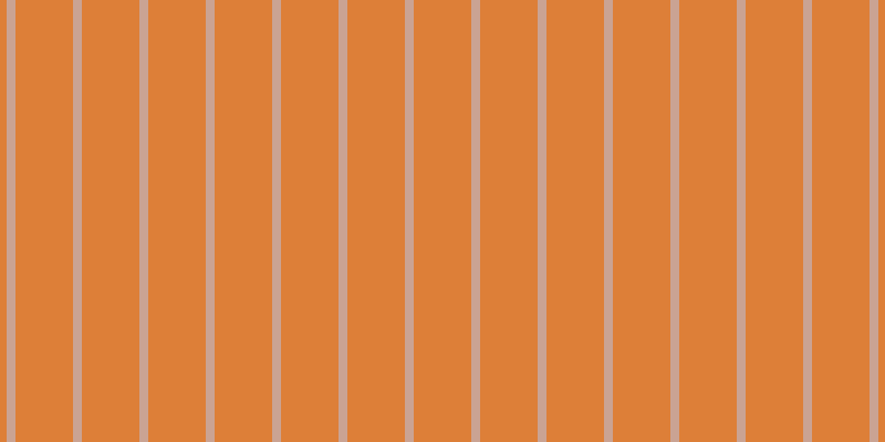 #dd7f38, #caa393 vertical lines, eight pixels wide, fifty-two pixels apart