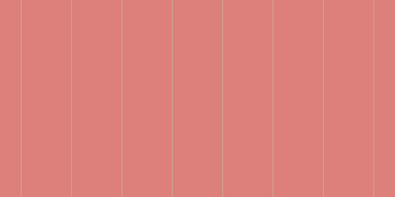 #dd7f7a, #caa393 vertical lines, two pixels wide, one hundred pixels apart