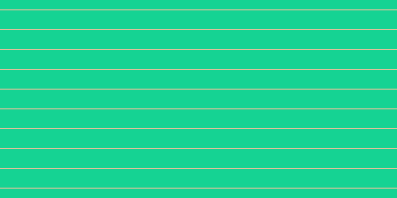 #ddc19b, #15d393 horizontal lines, thirty-eight pixels wide, two pixels apart