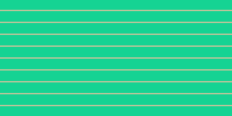#ddc19b, #15d393 horizontal lines, thirty-seven pixels wide, four pixels apart