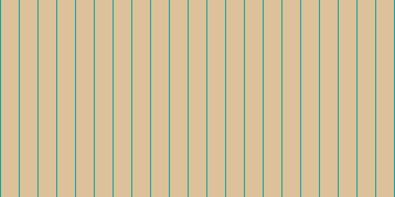 #ddc19b, #04a393 vertical lines, two pixels wide, thirty-six pixels apart