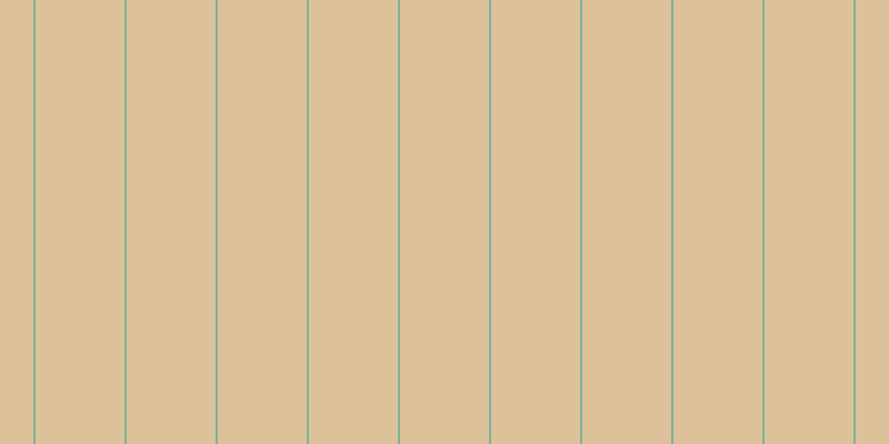 #ddc19b, #25a393 vertical lines, one pixels wide, eighty-one pixels apart