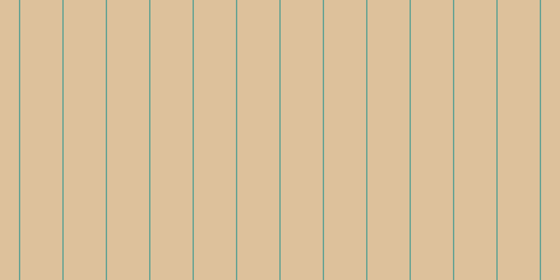 #ddc19b, #67a393 vertical lines, two pixels wide, sixty pixels apart