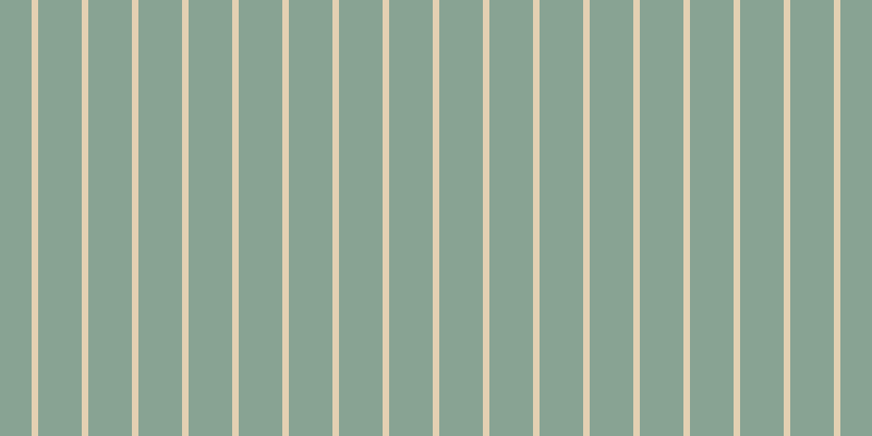 #ddc19b (75%), #88a393 vertical lines, forty pixels wide, six pixels apart