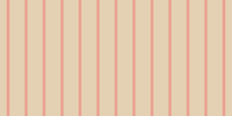 #ddc19b (75%), #eba393 vertical lines, ten pixels wide, fifty-two pixels apart