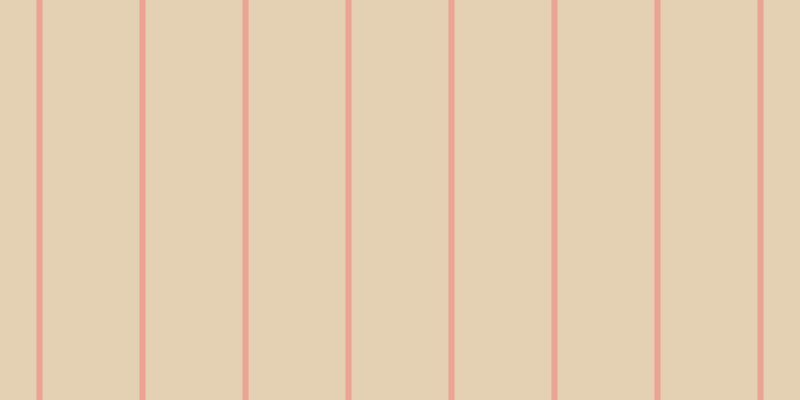 #ddc19b (75%), #eba393 vertical lines, six pixels wide, ninety-seven pixels apart
